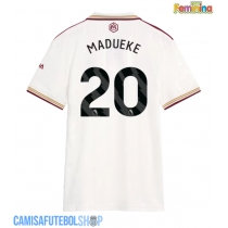 Camisa de time de futebol Arsenal Noni Madueke #20 Replicas 3º Equipamento Feminina 2025-26 Manga Curta